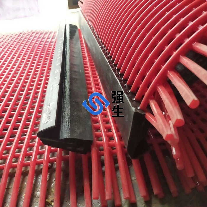 篩網(wǎng)不堵孔就選聚氨酯棒條篩網(wǎng)